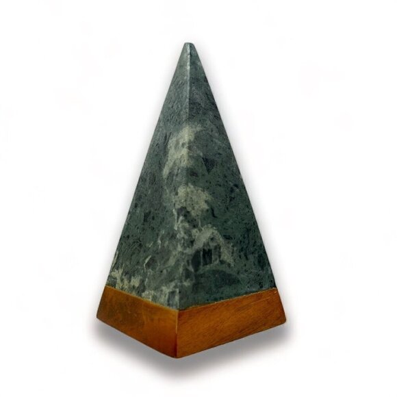 Threshold Studio McGee Marble and Wood Christmas Green Large - Target 2023 - Picture 5 of 7